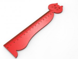 ruler for kids 3D 프린트 모델