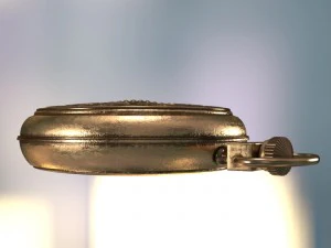 antique pocket watch 3D Model
