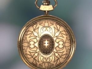 antique pocket watch 3D Model