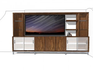 tv unit 3D मॉडल