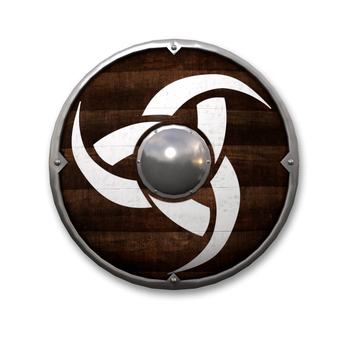 viking shield 3D Model .c4d .max .obj .3ds .fbx .stl .blend 