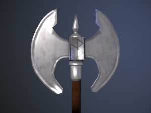 battle axe Modelo 3D
