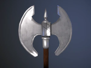 battle axe 3D Model