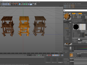 wooden tower Modello 3D