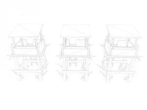wooden tower 3D Model