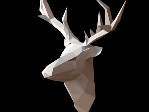 testa di cervo Modello 3D