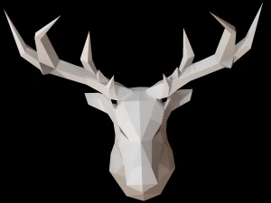 testa di cervo Modello 3D