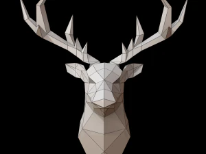 testa di cervo Modello 3D