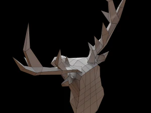 testa di cervo Modello 3D