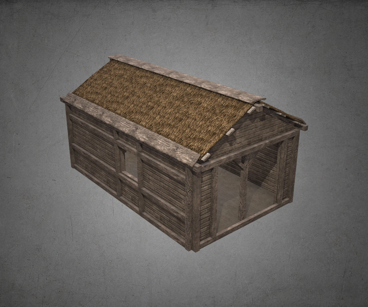 wooden house 3D Model .c4d .max .obj .3ds .fbx .stl .blend 