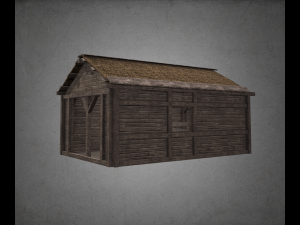wooden house 3D Модель