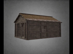 wooden house 3D Model