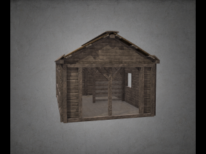 wooden house 3D Модель