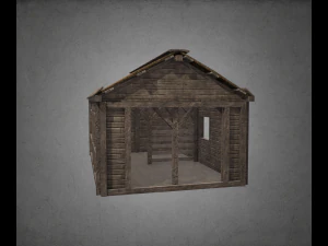 wooden house 3D Model