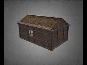 wooden house 3D Модель