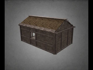 wooden house 3D Model