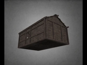 wooden house 3D Model