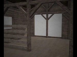 wooden house 3D Model