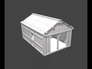 wooden house 3D Model