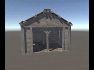 wooden house 3D Model