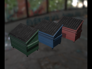 dumpsters Model 3D