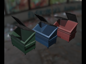 dumpsters Model 3D
