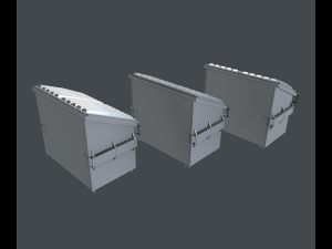 dumpsters Model 3D