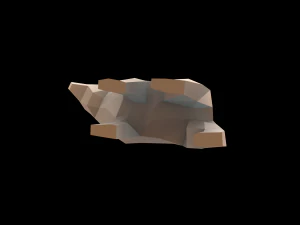 low poly bear 3D Model