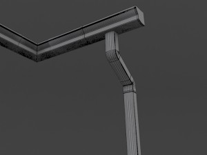 roof water drain 3D Model