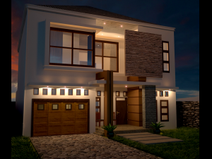 3d exterior simple house 3D Model