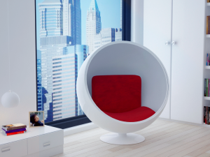 3d modern interior bedroom Modelo 3D