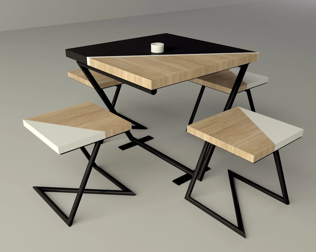 table 3D Model .c4d .max .obj .3ds .fbx .stl .blend 