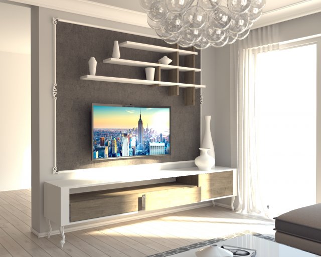 tv set 3Dモデル .c4d .max .obj .3ds .fbx .stl .blend 