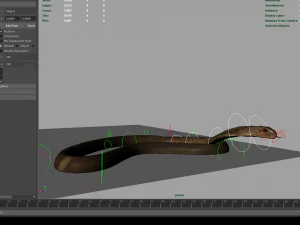 realistic king cobra - rigged 3D Model