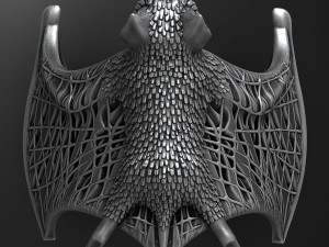 Bat Ring 3D Print Model