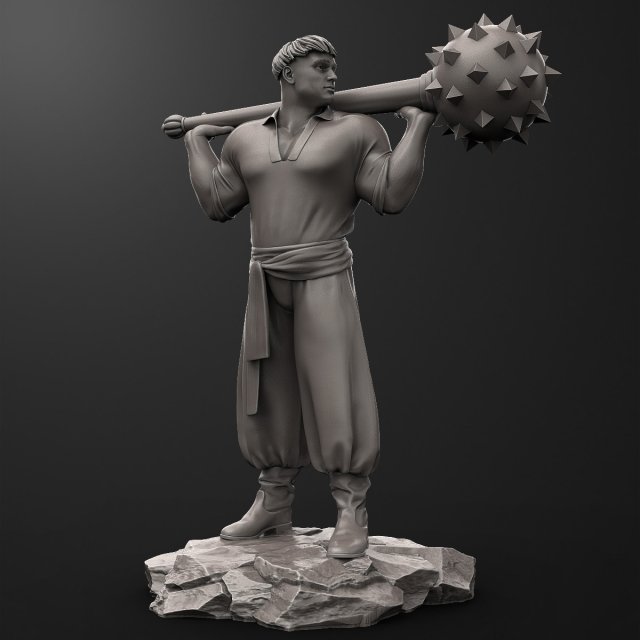 3D print model of the fairy tale character Kotigoroshko 3D Print Model .c4d .max .obj .3ds .fbx .stl .blend 