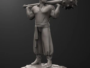 Modelo impresso em 3D do personagem de conto de fadas Kotigoroshko Modelo de Impressão 3D