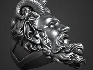 Demon ring 3D print model 3D Print Model