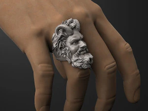 Demon ring 3D print model 3D Print Model