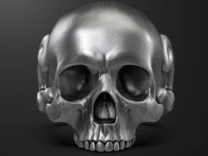 Skull ring 3D print model 3D Print Model