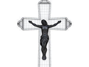 Jesus on the cross 3D print model 3D Baskı Modeli