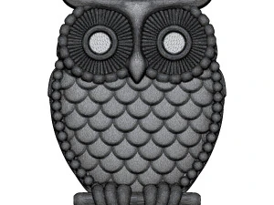 Owl pendant 3D print model 3D Print Model