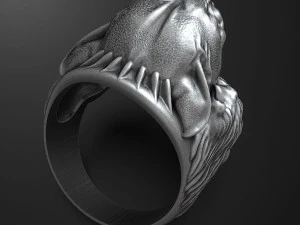 Panther ring 3D print model 3D Print Model