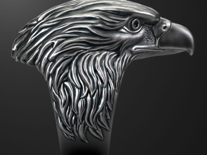 Eagle ring 3D print model 3D print model Modelo de Impressão 3D