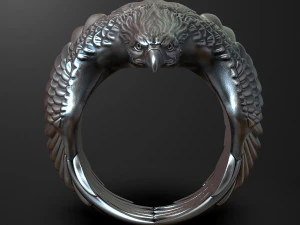Eagle Ring 3D print model 3D Print Model
