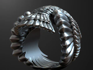 Eagle Ring 3D print model 3D Print Model