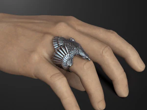 Eagle Ring 3D print model 3D Print Model