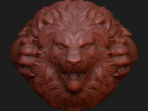 Lion ring 3D print model 3D Print Model