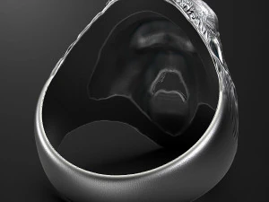 Ring head of a gorilla 3D print model 3D Print Model