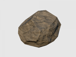 rock and stone collection low poly 3D Model